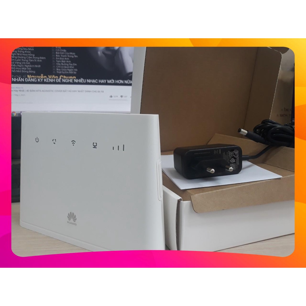 [ Tặng sim 1 tháng ] Bộ phát wifi Huawei B311 dùng sim 4G không giới hạn. Router Huawei B311-221 kèm sim 4G Mobifone