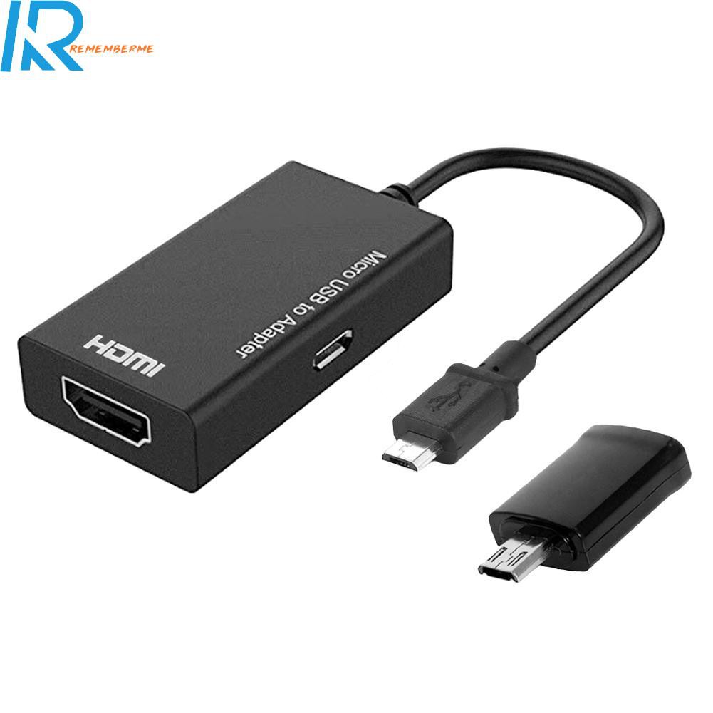 Cáp Chuyển Đổi Từ Cổng Micro Usb Sang Hdmi-Compatible 1080p 5pin Sang 11pin Cho Hdtv