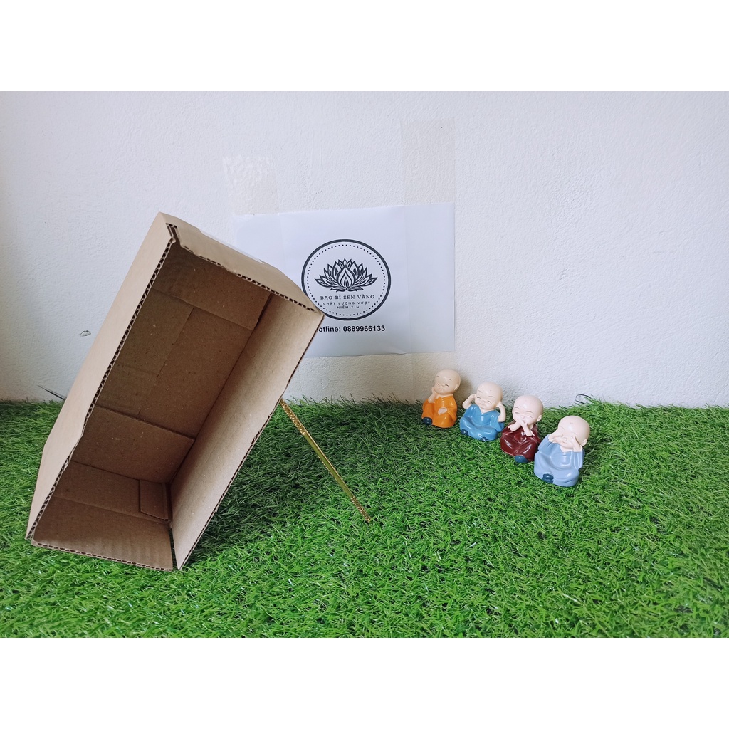10 Hộp carton 20*10*5❣️ Hộp ship cod đối khẩu,3 lớp