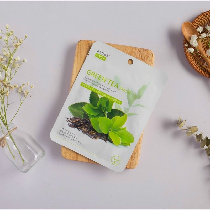 Mặt nạ dưỡng ẩm da Amisilk Hàn Quốc nhiều vị 12g