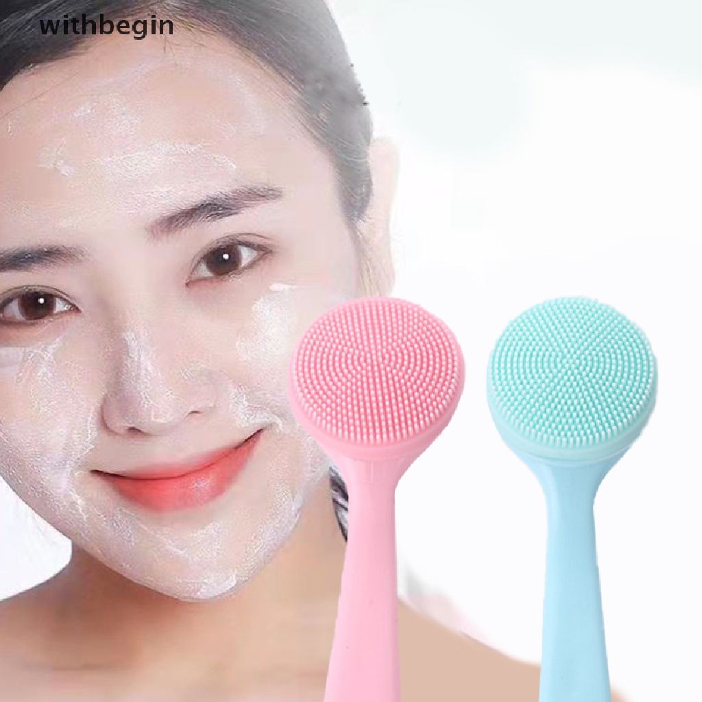 Cọ Rửa Mặt Silicone Mềm Mại Mát Xa Loại Bỏ Mụn Đầu Đen