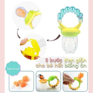 NÚM ĂN DẶM TENSHI TAY CẦM HOA_NÚM VÚ ĂN DẶM_AN TOÀN CHO BÉ