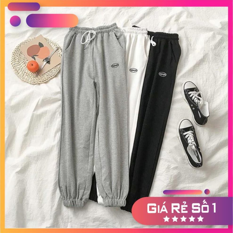 ! Quần Jogger SPUN Unisex Quần Nỉ Nữ Thể Thao ❤️ Quần nỉ nữ da cá ống suông kiểu dáng thể thao SIÊU HOT ❤️ ˇ ^ ^ ' ! .