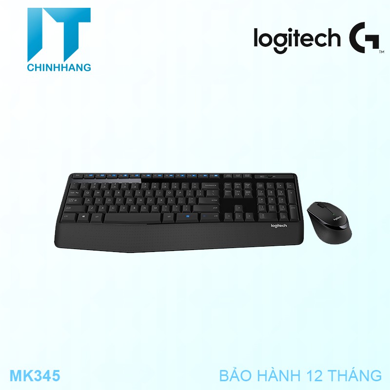 Combo Bàn Phím & Chuột Không Dây Logitech MK345