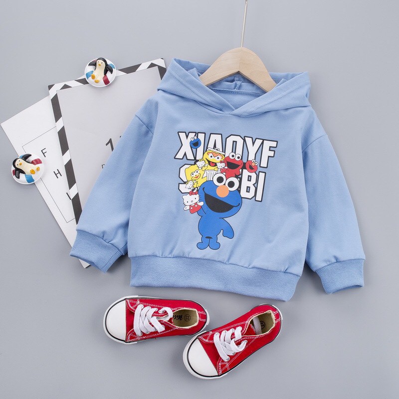 [Mã FAMAYFA2 giảm 10K đơn 50K] Áo hoodie hoạt hình cho bé