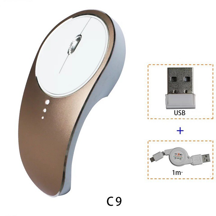 CHUỘT CHỐNG ĐAU KHỚP KHUỶU ERGONOMIC MOUSE  HAY DÒNG C9 Hợp Kim Nhôm Không Dây Pin Sạc 280 mAh