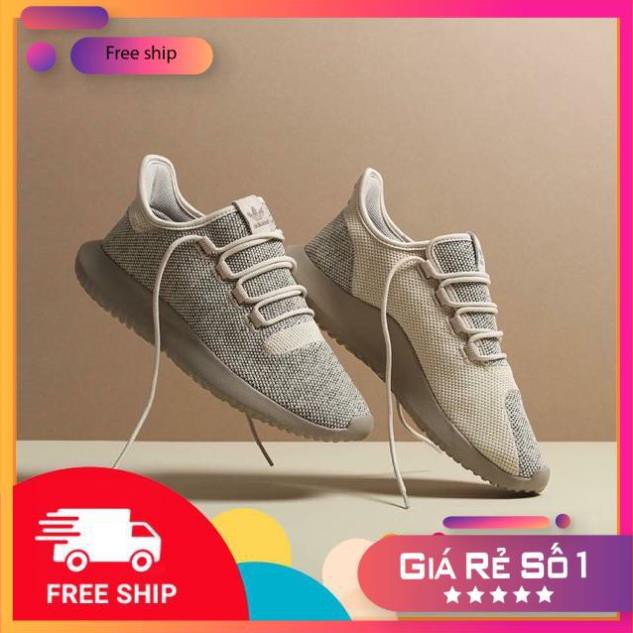 [XẢ KHO] [SALE + FREESHIP] Giày thể thao nam nữ Adidas Tubular Shadow cream (màu sữa)