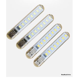 Đèn Led Usb 8 Đèn Siêu Sáng Nhiều Màu