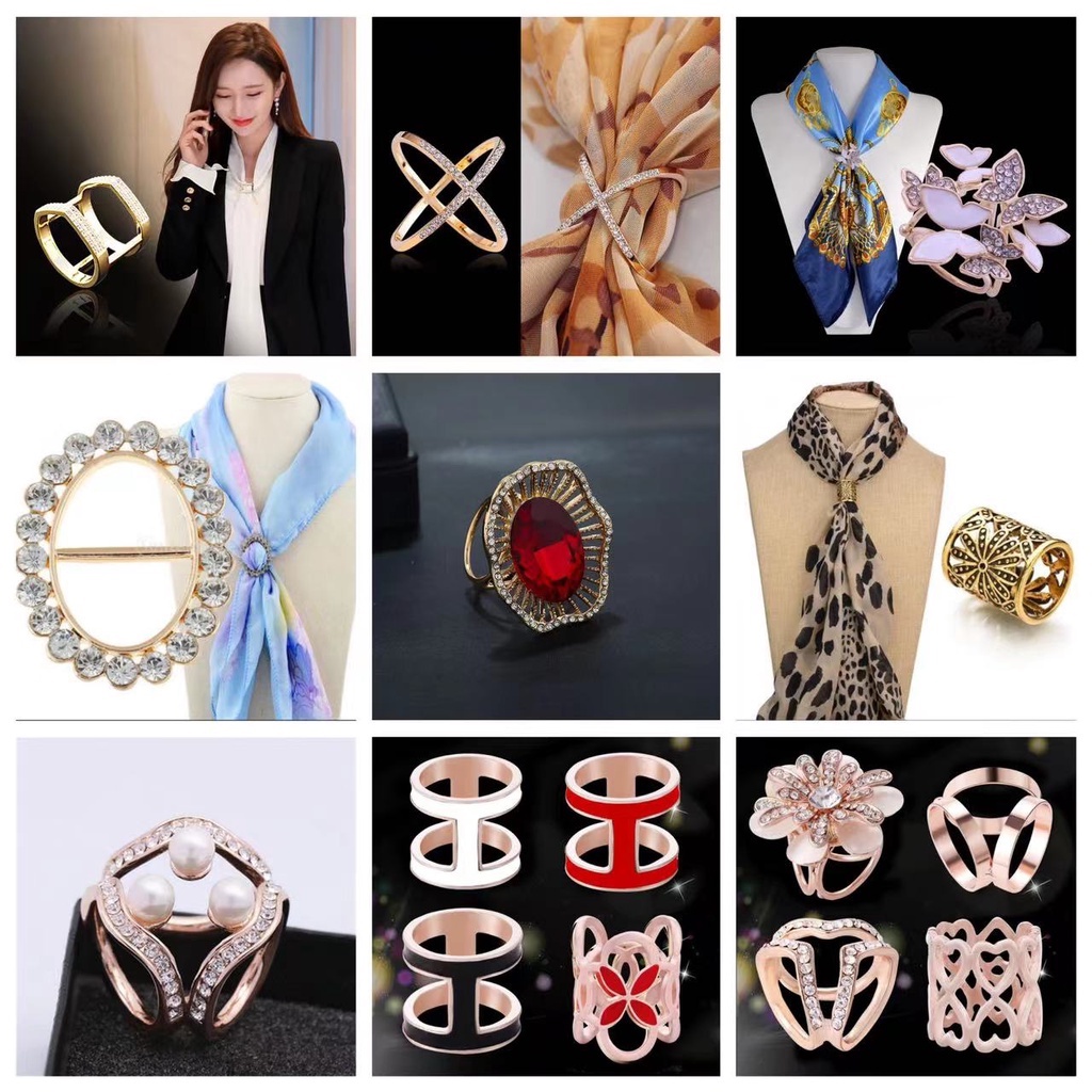 Nhiều kiểu dáng để lựa chọn từ Những chiếc khóa khăn lụa thời trang và linh hoạt