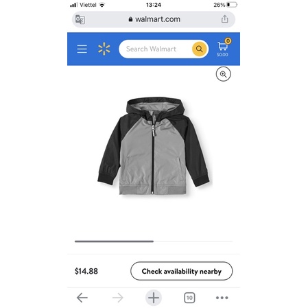 Áo gió cho bé Vnxk