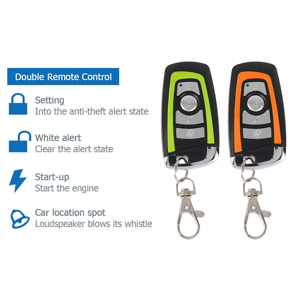 Hệ thống chống trộm xe máy 125dB khởi động từ xa đa năng