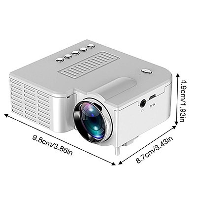 Máy Chiếu LED mini projector tiên tiến mini bỏ túi thế hệ mới 2021 UC28C Độ Sáng 50 Lumens Dùng Cho Gia Đình