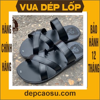 dép cao su 3 quai chéo lốp máy bay