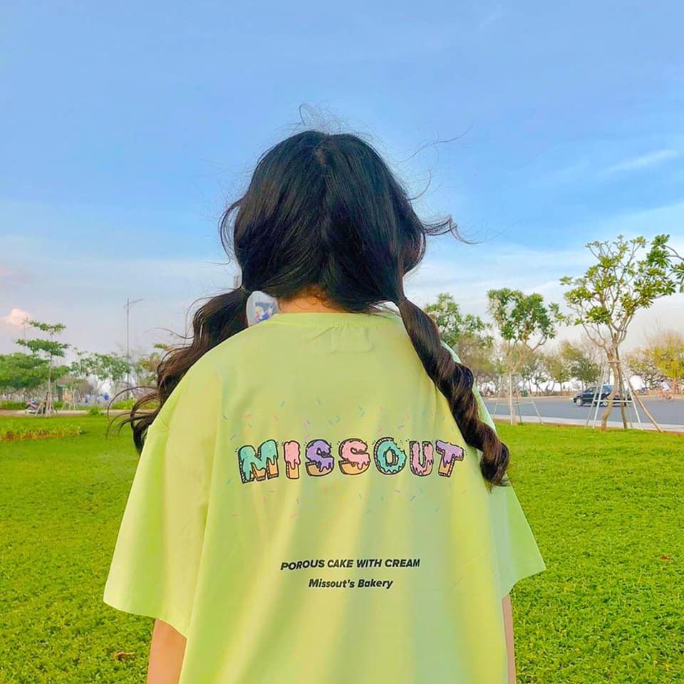 Áo thun tay lỡ  MISSOUT BAKERY  phông Unisex nam nữ tee oversize form rộng pull Ulzzang Streetwear Hàn Quốc vải mềm