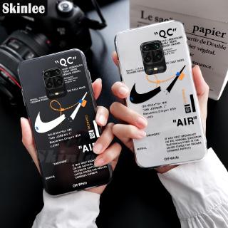 Ốp điện thoại silicon TPU mềm màu trắng trong suốt chống oxy hóa cho Xiaomi Redmi Note 9S