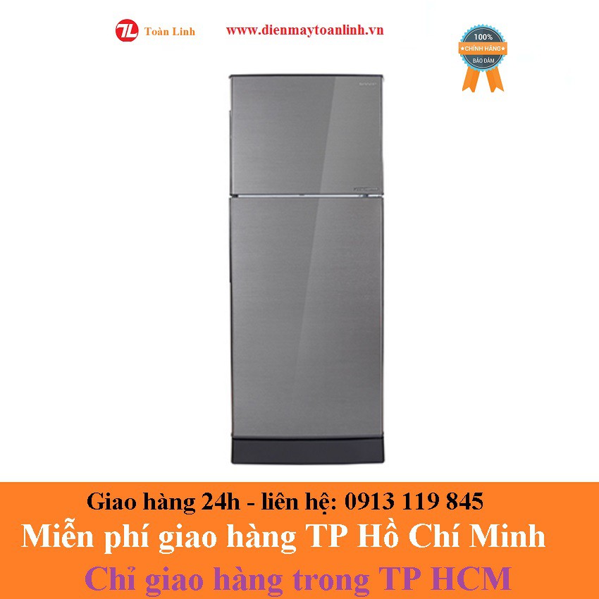 Tủ lạnh Sharp Inverter 196L SJ-X201E-SL - Hàng chính hãng - Chỉ giao TP HCM - "Miễn phí công lắp đặt"