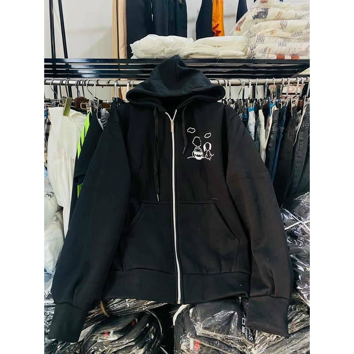 Áo khoác nỉ Hoodie Dây Kéo CẬU BÉ CÚN Ulzzang form rộng Unisex bông 2 lớp Guvia | WebRaoVat - webraovat.net.vn