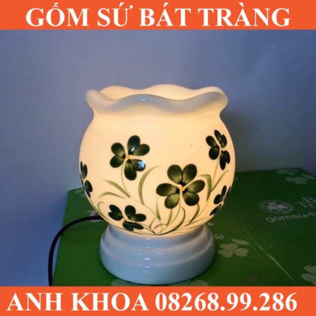 Đèn mẫu chim công hot nhất - Gốm sứ Bát Tràng Anh Khoa