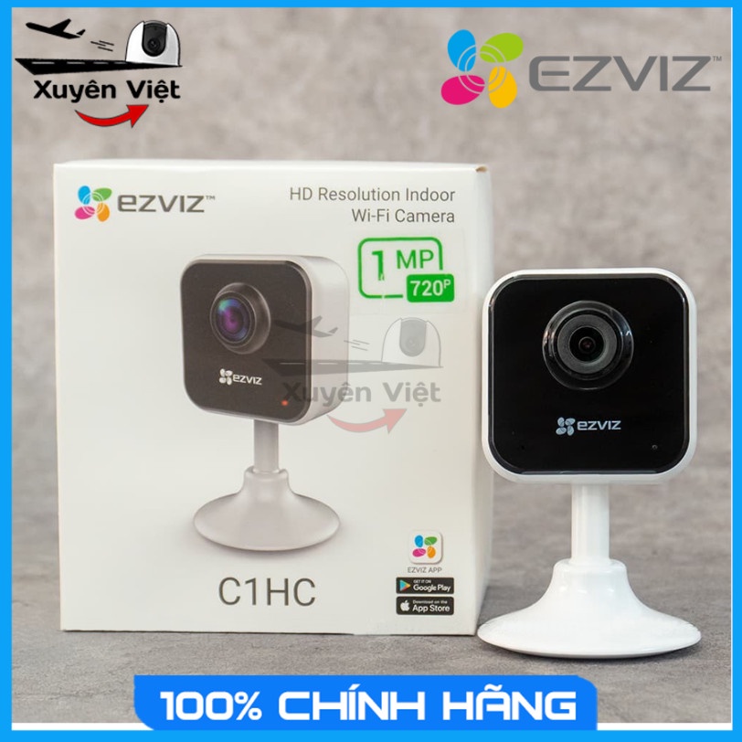Camera IP Wifi EZVIZ C1HC 2.0MP - Phát Hiện Người Sử Dụng Bằng AI,Âm Thanh 2 Chiều,Hỗ Trợ Thẻ Nhớ 256GB