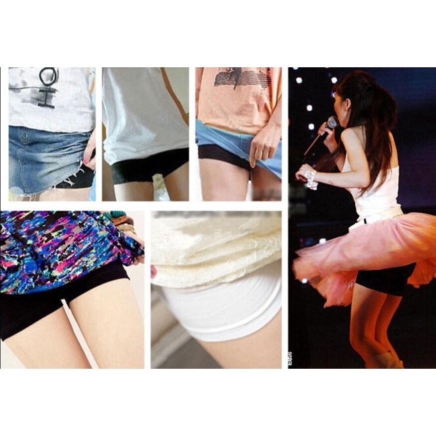 Quần lót màu trơn ôm sát co giãn quyến rũ cho nữ