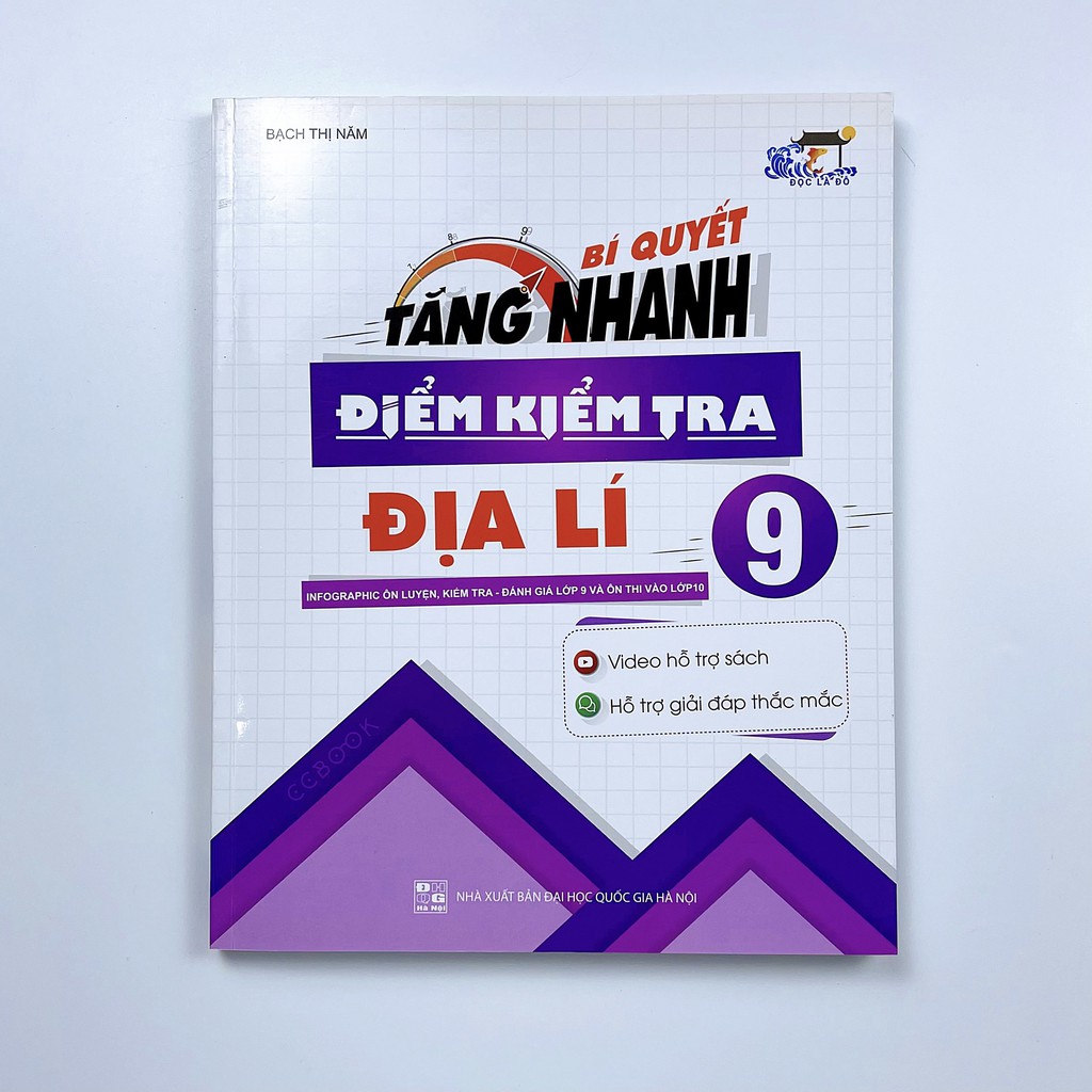 Sách Bí Quyết Tăng Nhanh Điểm Kiểm Tra Địa Lí 9