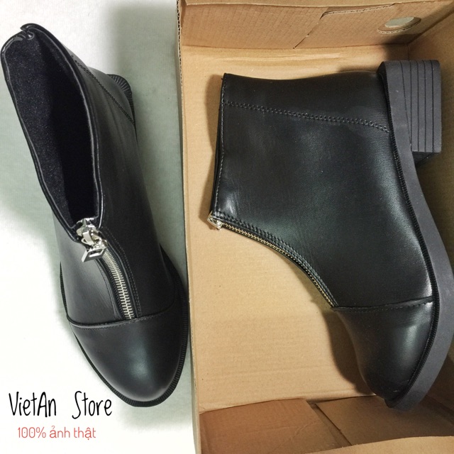 Bốt nữ cổ lửng phong cách hàn 7077 | BigBuy360 - bigbuy360.vn