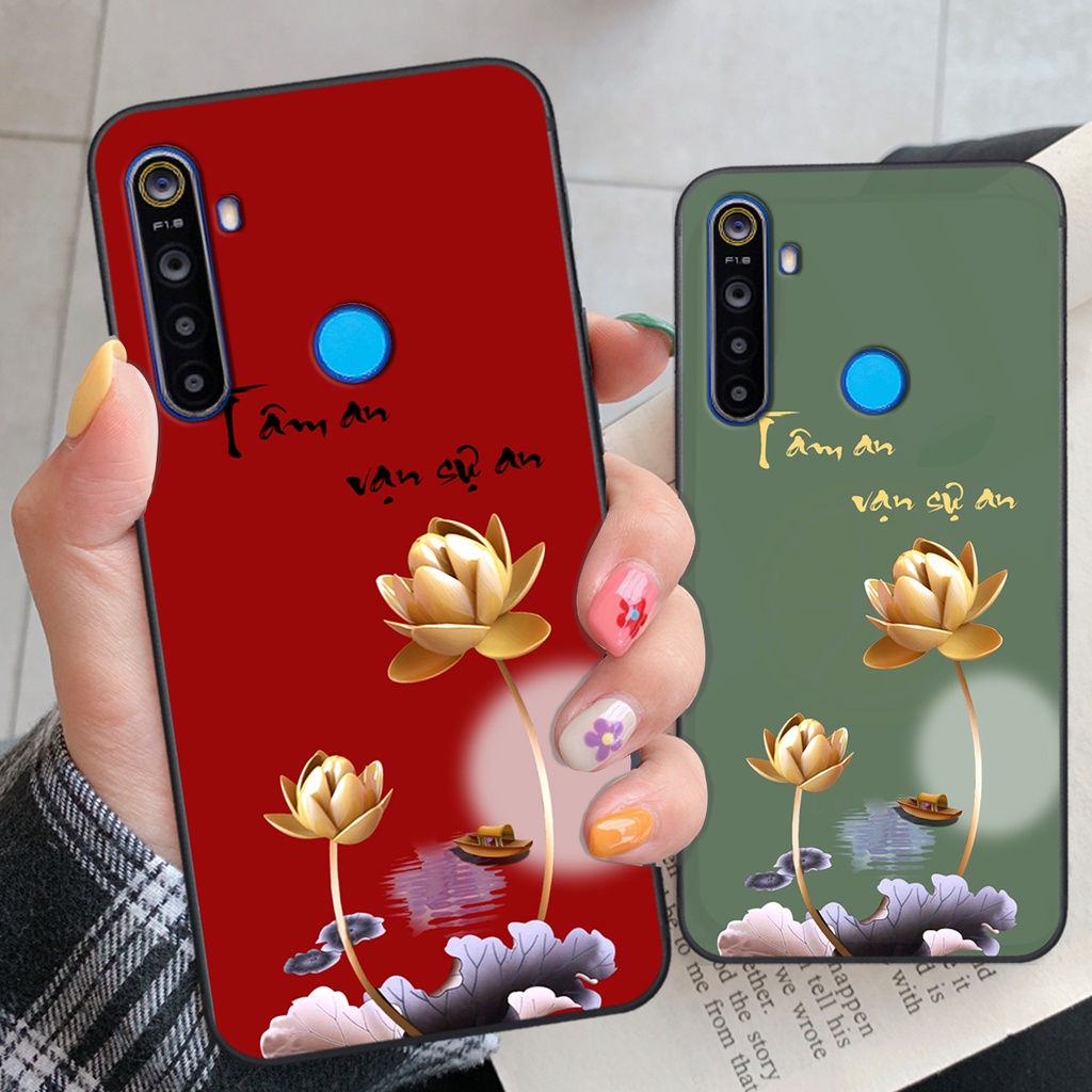 Ốp Realme 5 / 5 Pro / C3 in hình ốp tâm an vạn sự an, ốp lưng SonCase