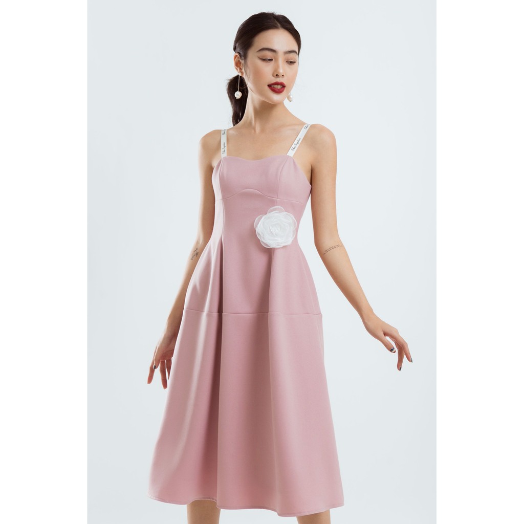 ĐẦM DÂY XẾP LI ĐÍNH HOA - D1197 | BigBuy360 - bigbuy360.vn