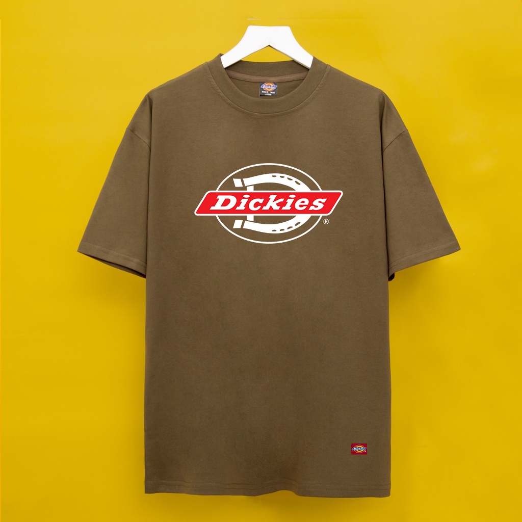 Áo Thun Dickies Đỏ Ngang form rộng -T-Shirt Dickies cao cấp-DK28-Streetwears SG
