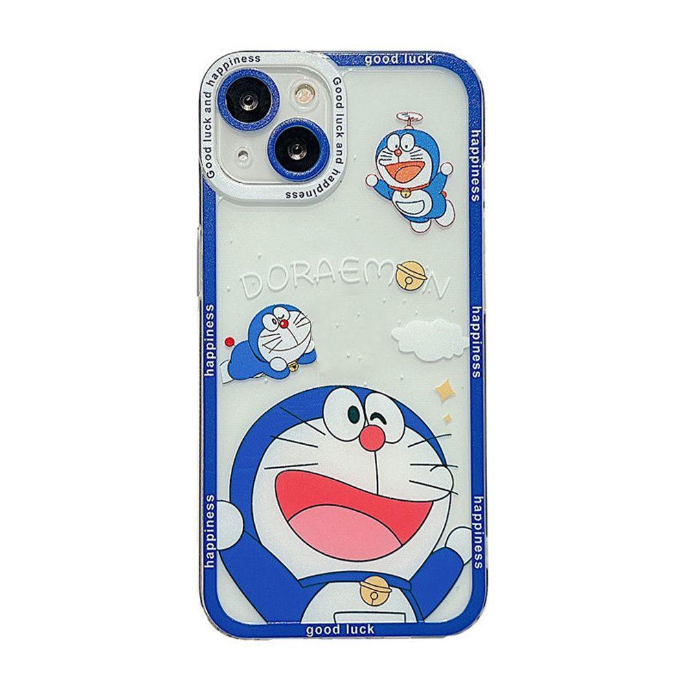 Ốp Điện Thoại Silicon Họa Tiết Doraemon Dễ Thương Dành Cho Iphone 13 12 13 / 12 pro max