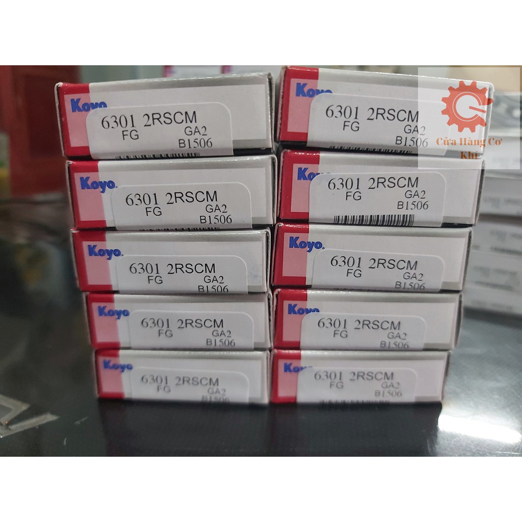 Bạc đạn vòng bi KOYO 6301 2RS