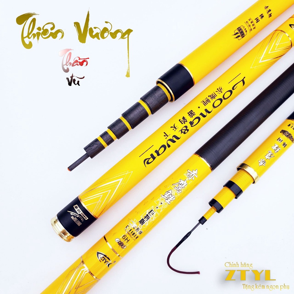 Cần Câu Đài 6H Thiên Vương Thần Vũ Cần Câu Tay Carbon Cần Câu Cá Câu Đơn Cao Cấp