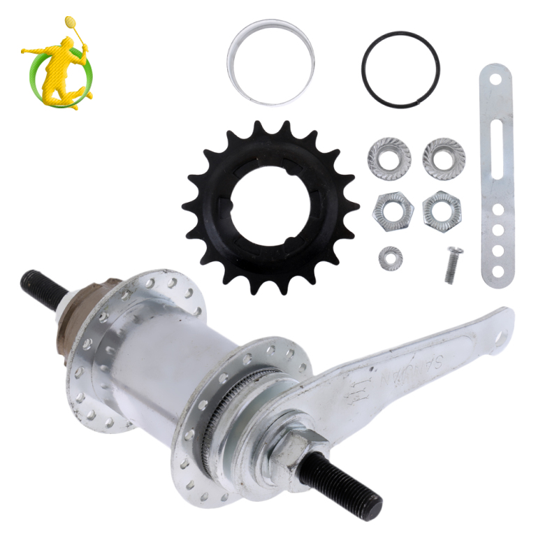 [Fitness]Stainless Steel Bicycle Bike Coaster Brake Rear Hub 36 Holes Fixed/Free Gear