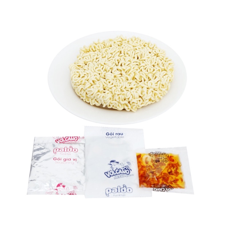 Lốc 4+1 mì xào volcano vị gà 118g