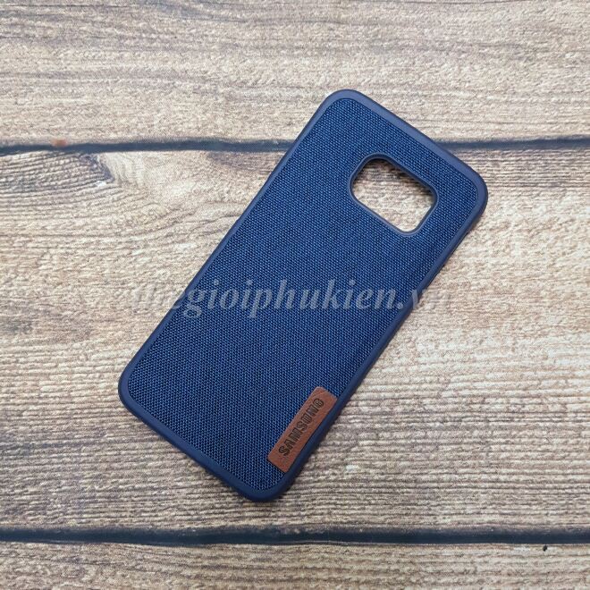 Ốp lưng vải khay silicon Samsung S6 edge Plus