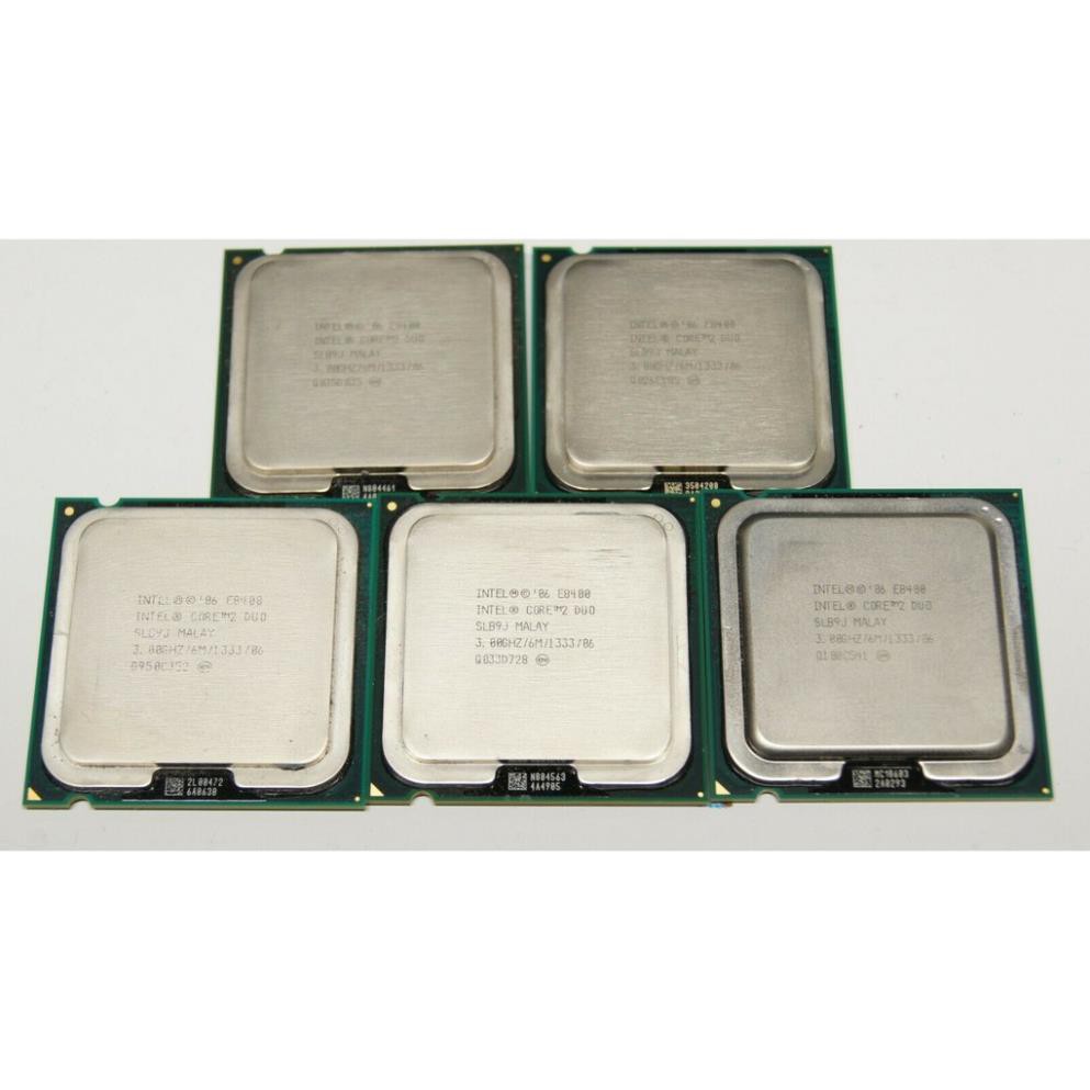CPU Máy Bàn PC E5200 E5300 E7400 E7500 E8200 E8300 E8400 E8500 Socket 775 Chạy Main G31 G41 P41