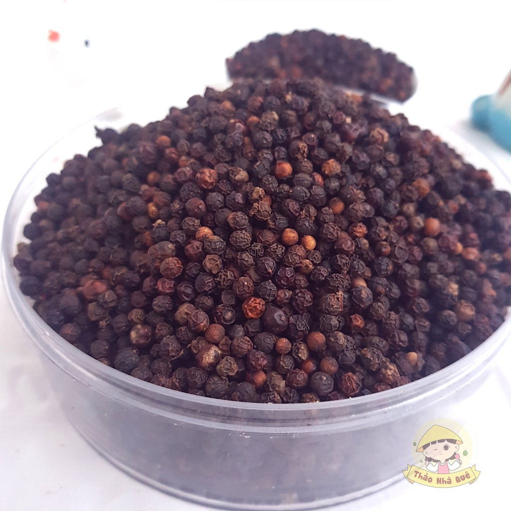 Tiêu sọ hữu cơ, hạt tiêu đen khô Daklak chất lượng cao nhà làm thơm cay 500g