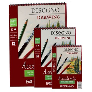 [ TÂM TÂM ]-Sổ vẽ Fabriano Disegno Drawing 200gsm 30 sheets-