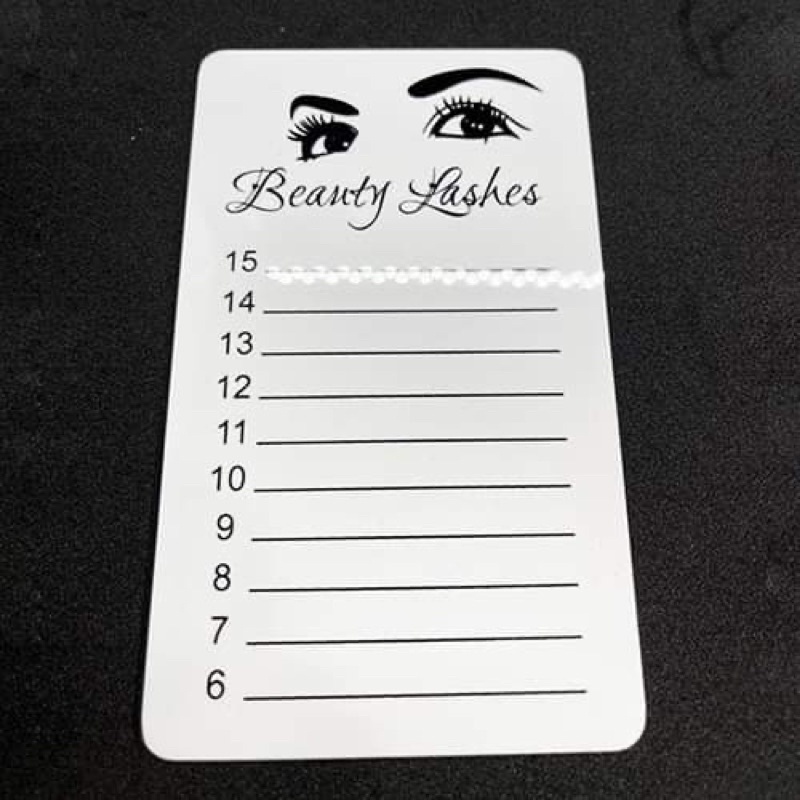 Bảng mica dán line mi tạo Fan