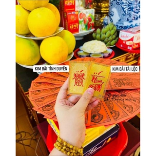 Bộ 2 kim bài tình duyên + tài lộc