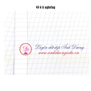 VỞ Ô LI ĐỨNG / NGHIÊNG
