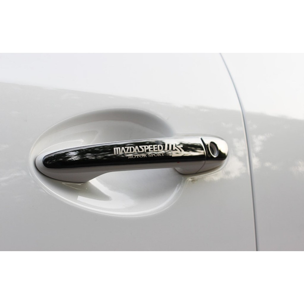 Bộ ốp tay nắm cao cấp Mazdaspeed cho các dòng xe Mazda 2 -3 - 6 - CX5