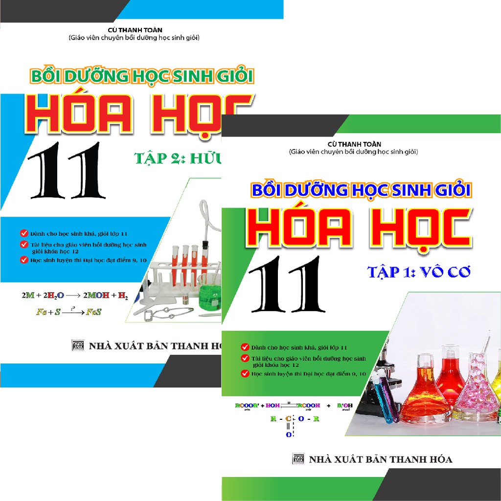 Sách Combo Bồi Dưỡng Học Sinh Giỏi Hóa Học 11