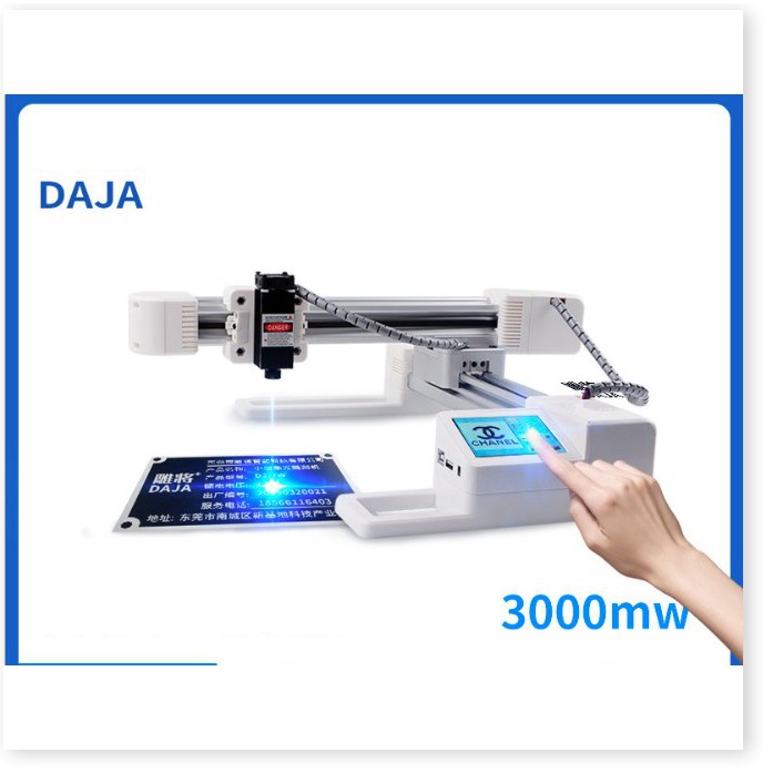 Máy khắc laser công suất cao 3000mW có màn hình cảm ứng LCD Touch 2021    -TTHome