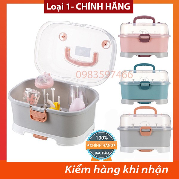 MẪU MỚI - khay úp bình sữa CÓ NẮP ĐẬY, CÓ VAN THOÁT KHI cao cấp Jupin