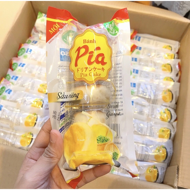 Bánh Pía Mini Nhân Sầu Riêng 100gr Gói 5 Bánh - Bếp Cô Thanks