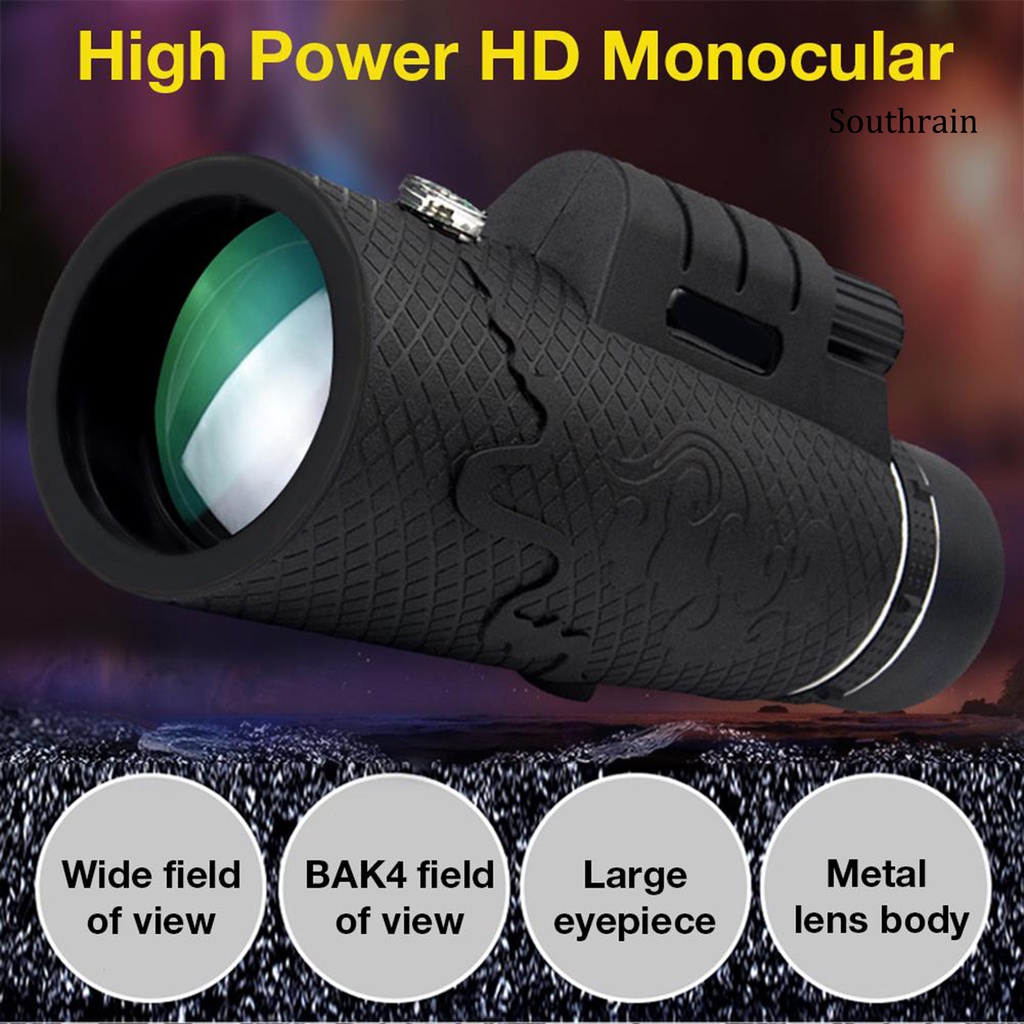 SOU--Portable Waterproof 60x60 Zoom HD View Handheld Monocular Optical Lens Telescope