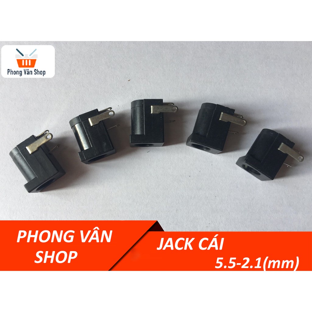 10 JACK nguồn tròn CÁI 5.5-2.1mm - Loại 3