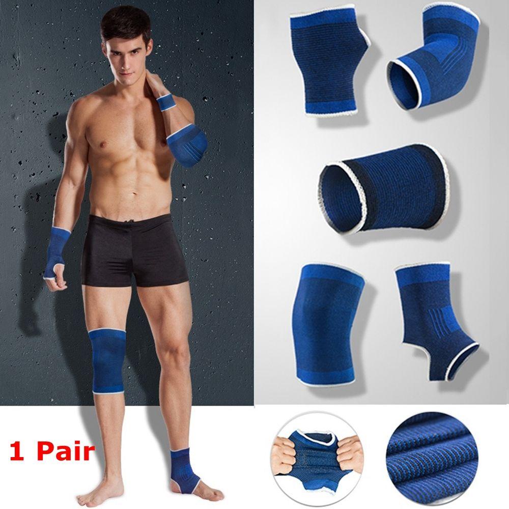 1 Cặp Đai Quấn Bảo Vệ Cổ Tay Chân/ Đầu Gối/ Khuỷu Tay/ Mắt Cá Co Giãn Tiện Dụng Khi Chơi Thể Thao