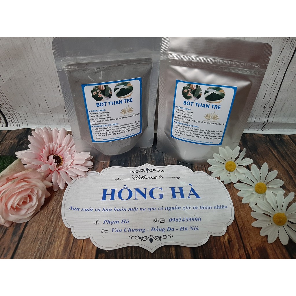 500gr Bột Than Tre Hoạt tính thải độc tố cho da